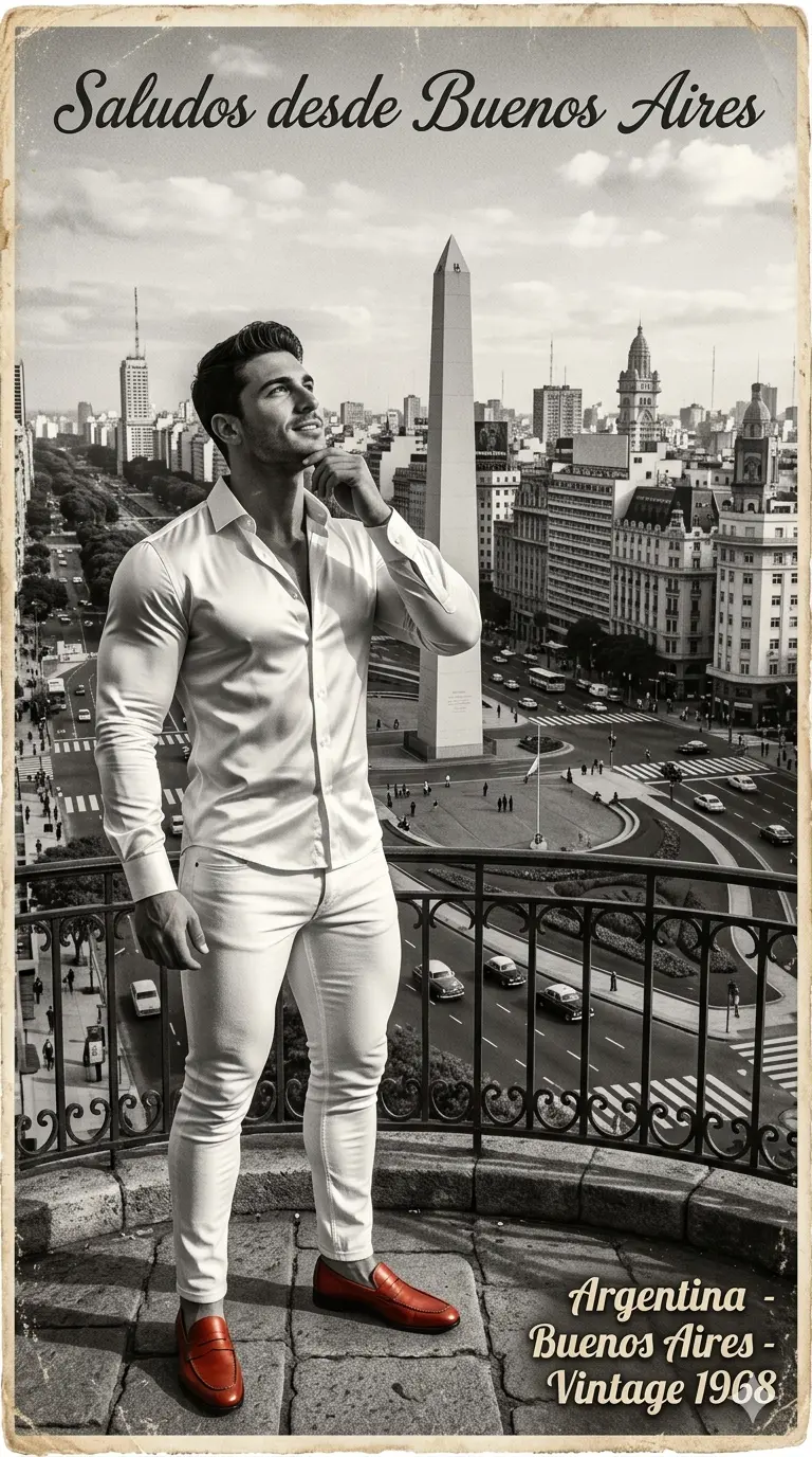 "Hombre gay atractivo viajando por el mundo. "BUENOS AIRES