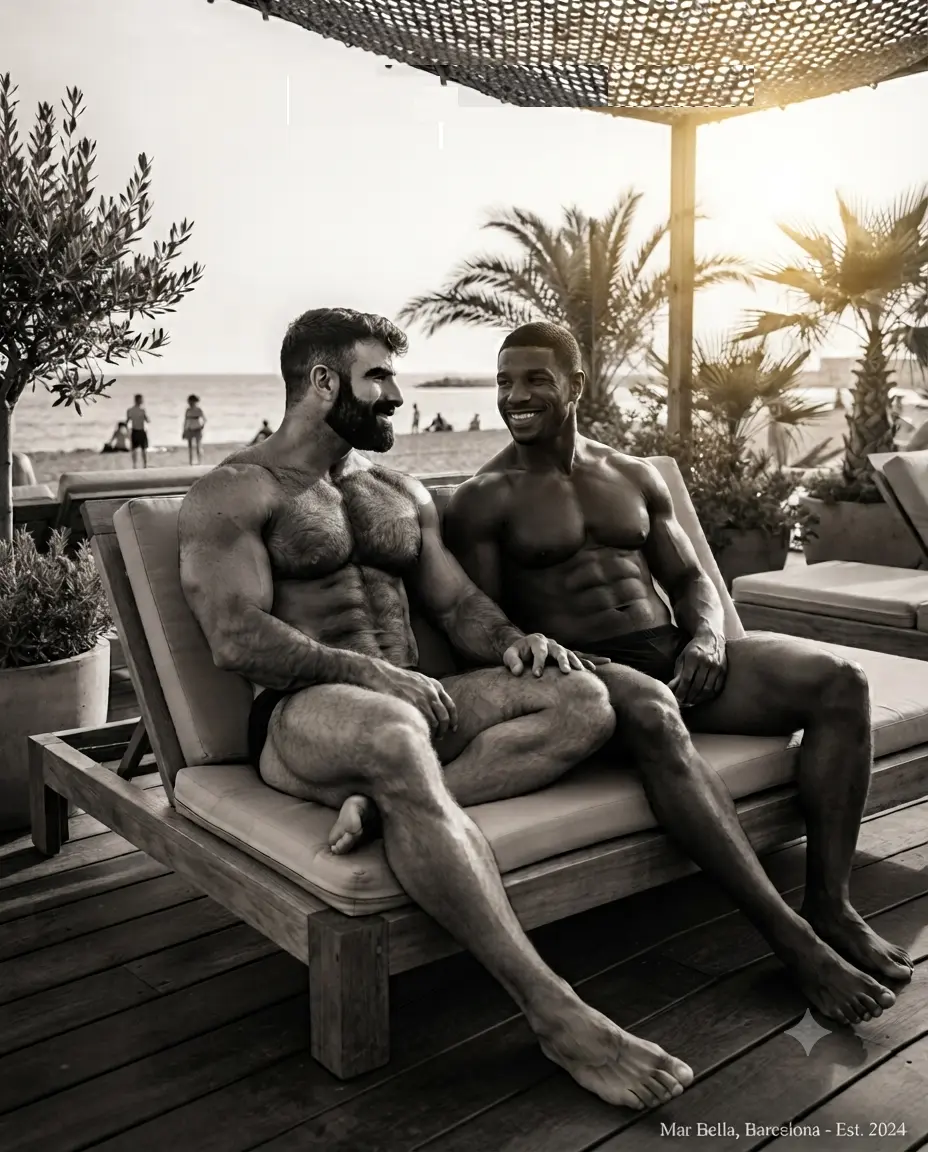 "Barcelona: Chiringuito de Platja de la Mar Bella."