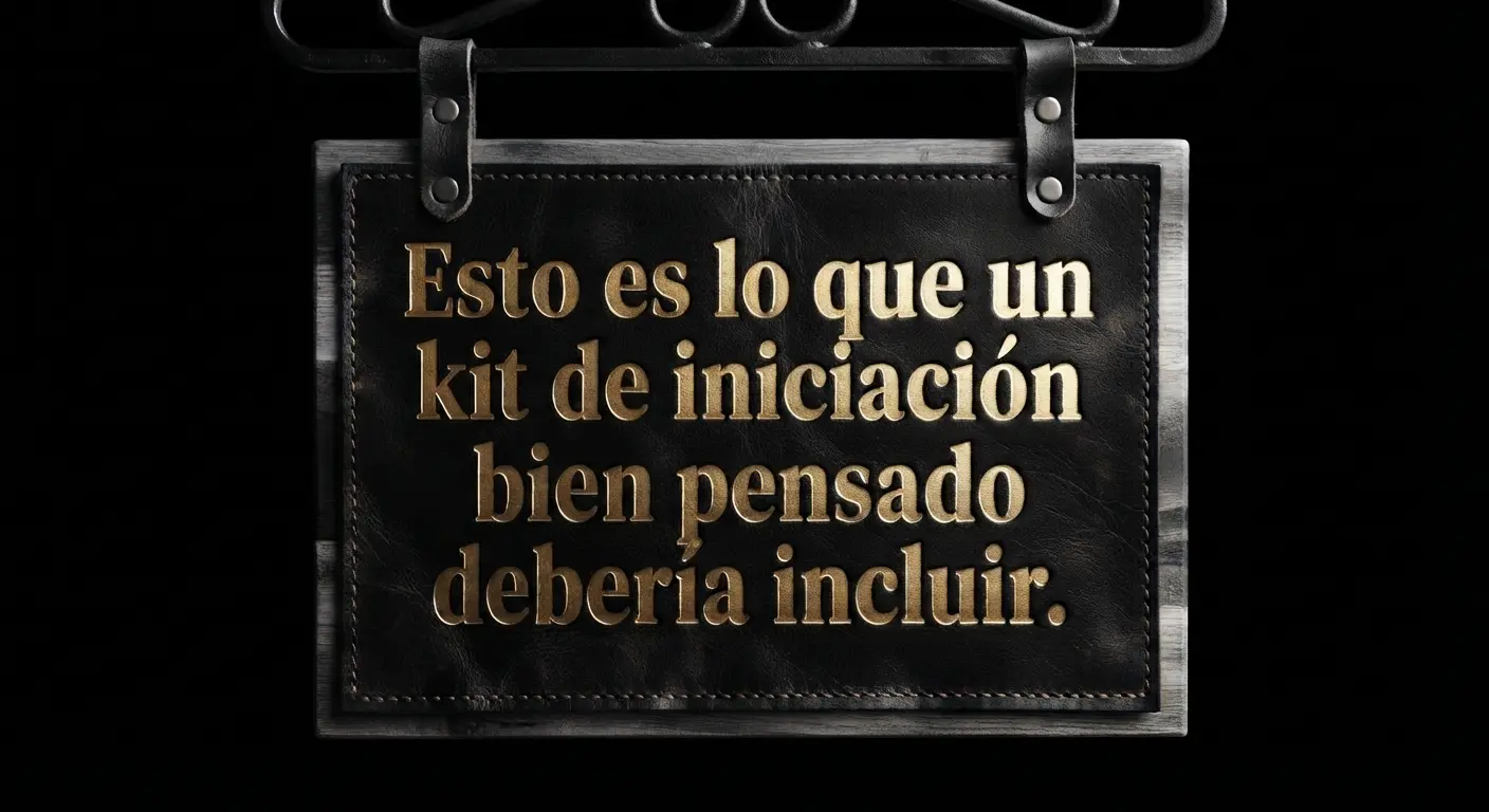 Esto es lo que un kit de iniciación bien pensado debería incluir.